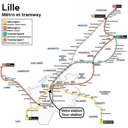 Hypercentre - Gares - Duplex Apartman